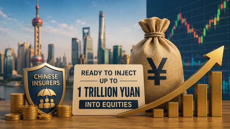 Chinese Insurers Ready to Inject Up to 1 Trillion Yuan into Equities
